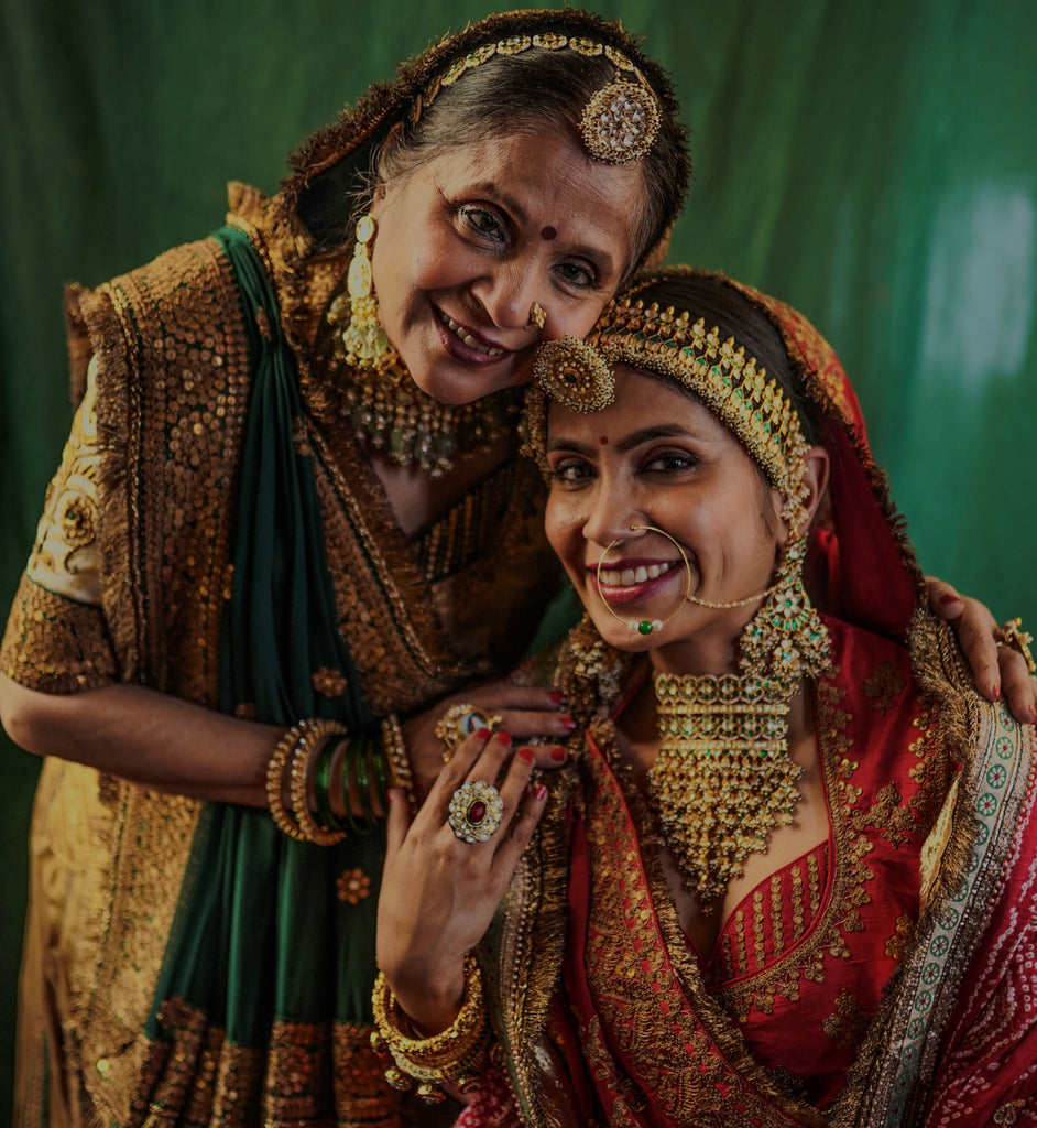 Styling my mother for my sister's wedding