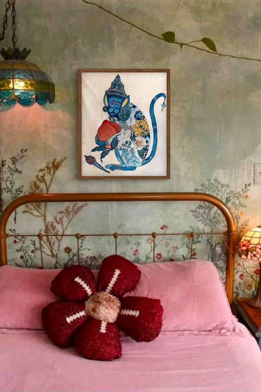 hand painted real pen kalamkari wall painting