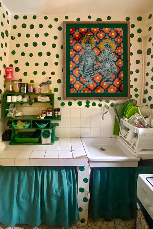 Handmade Thodu Bommalata Wall Art