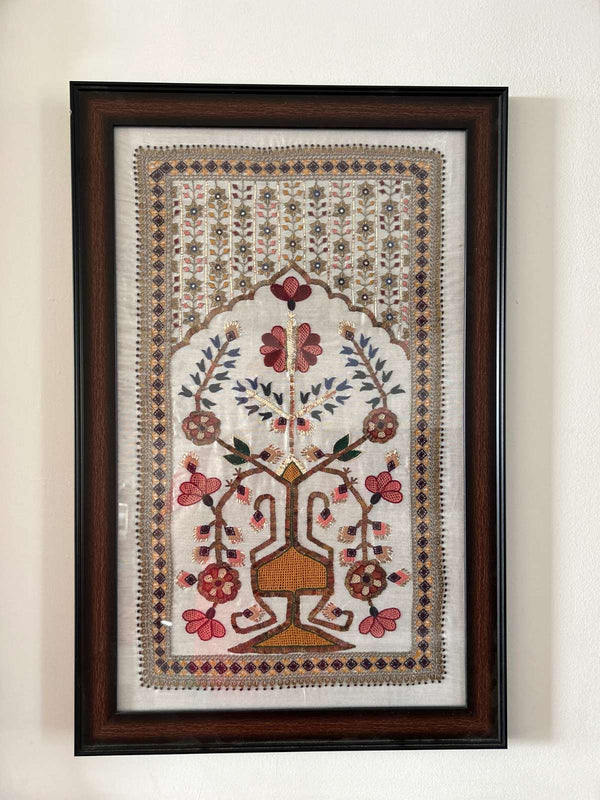 Indian hand embroidered wall art