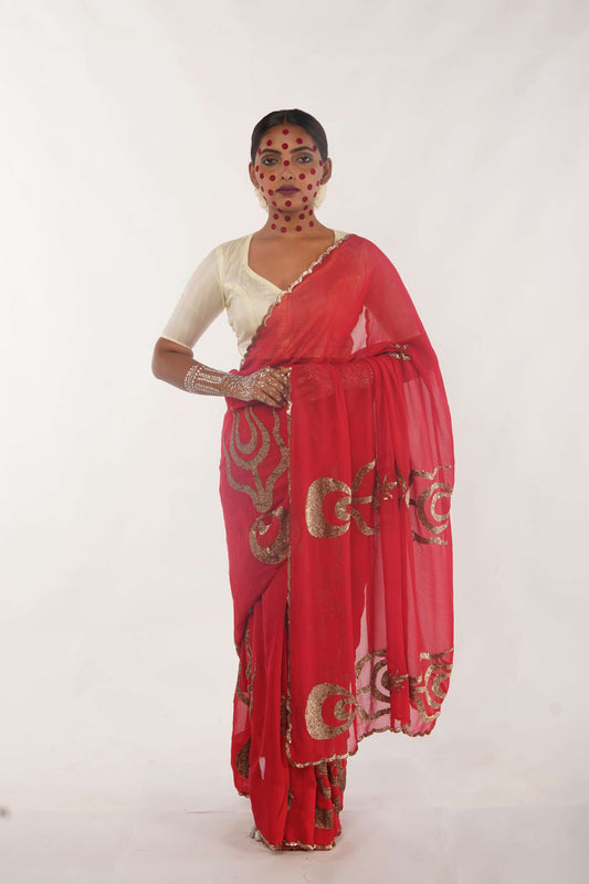 Indian ethnic wedding wear saree
