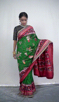 Authentic patola silk saree