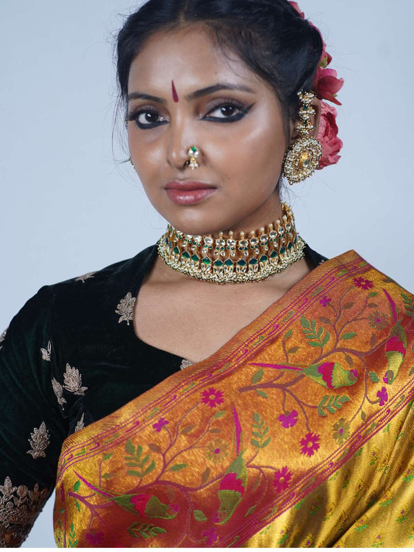 beautiful hand crafted Indian wedding jewellery set