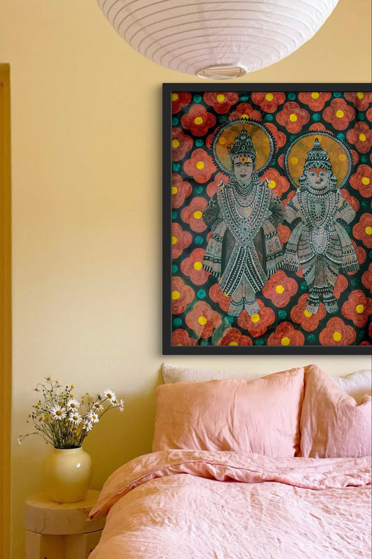 Handmade Thodu Bommalata Wall Art