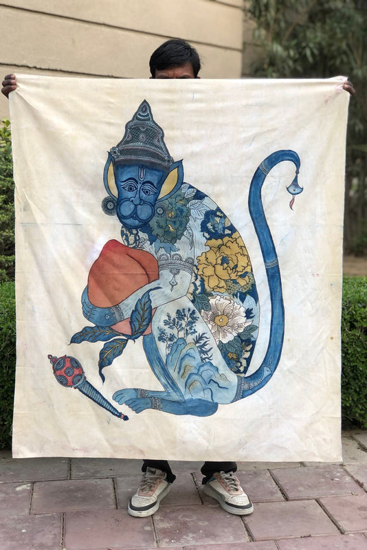 hand painted real pen kalamkari wall painting