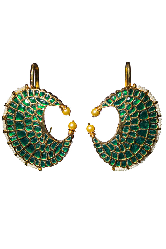 unusual bold handcrafted cuff earring