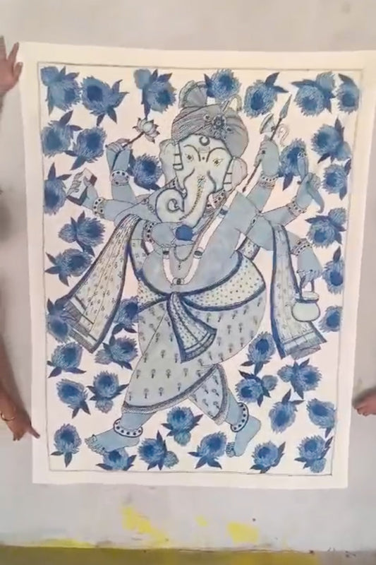 hand painted real pen kalamkari wall painting