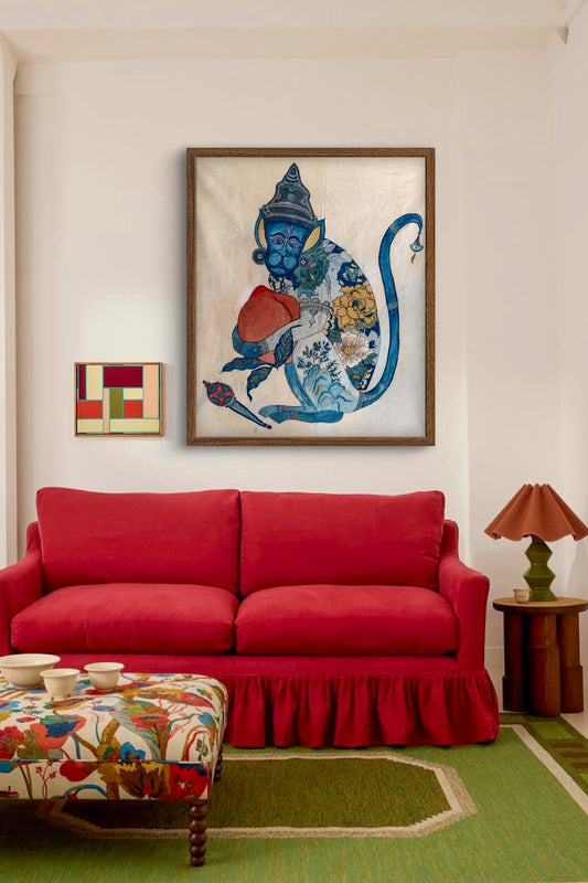 hand painted real pen kalamkari wall painting