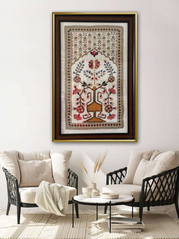 Indian hand embroidered wall art