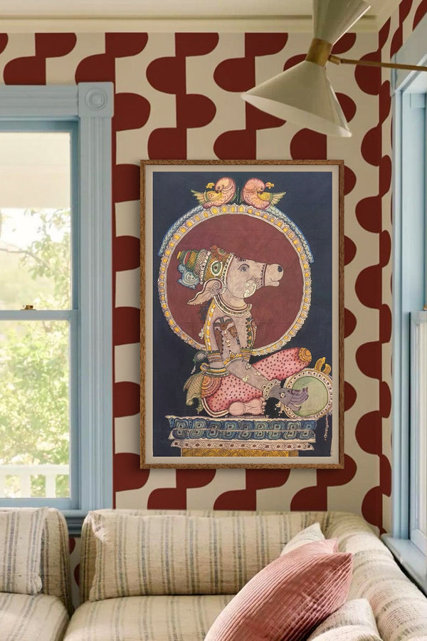 Authentic Handpainted Pen Kalamkari Wall Painting
