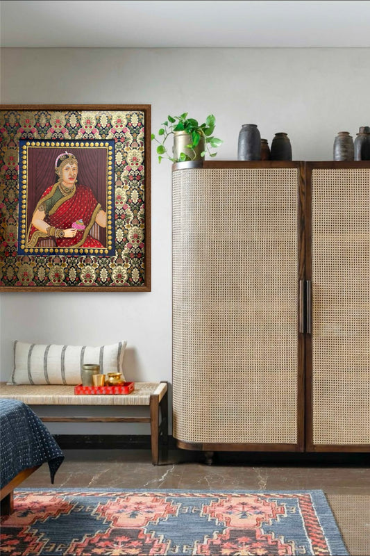 beautiful handcrafted gold Tanjore painting
