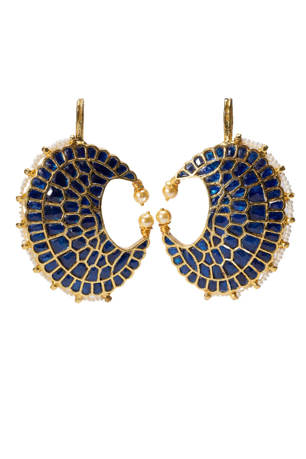unusual bold handcrafted cuff earring