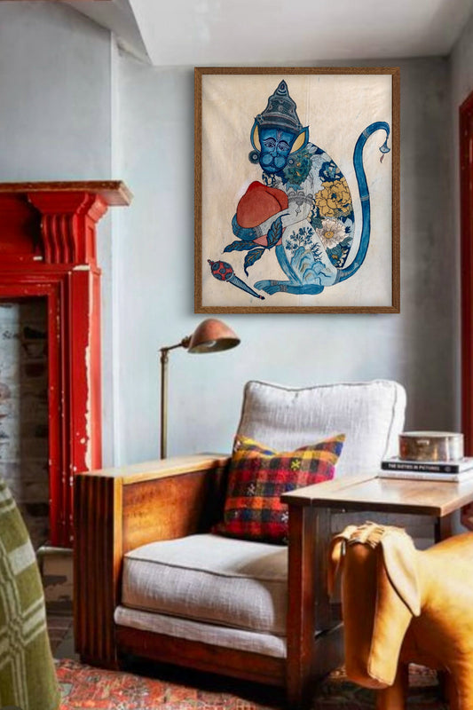 hand painted real pen kalamkari wall painting