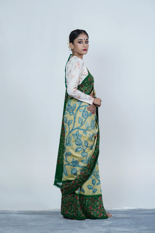 Designer Kalamkari saree