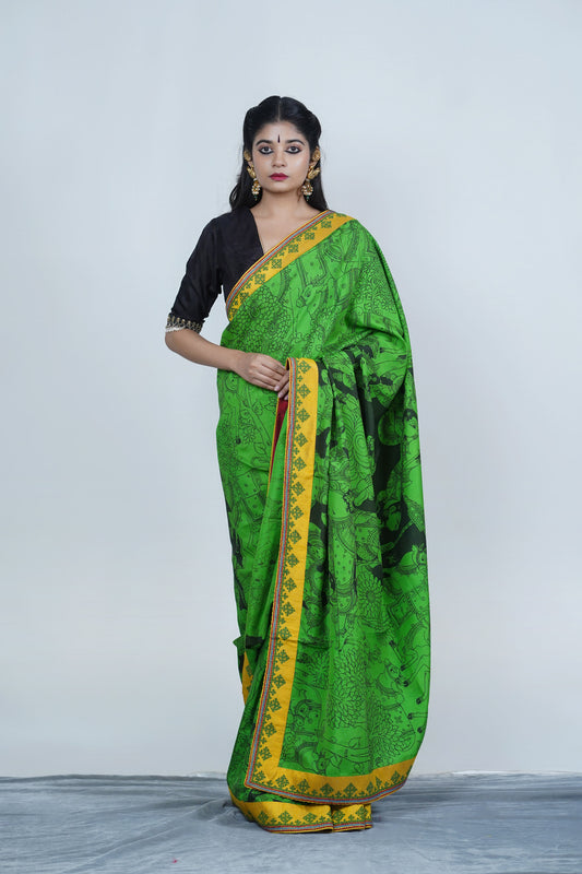 Real Kalamkari saree