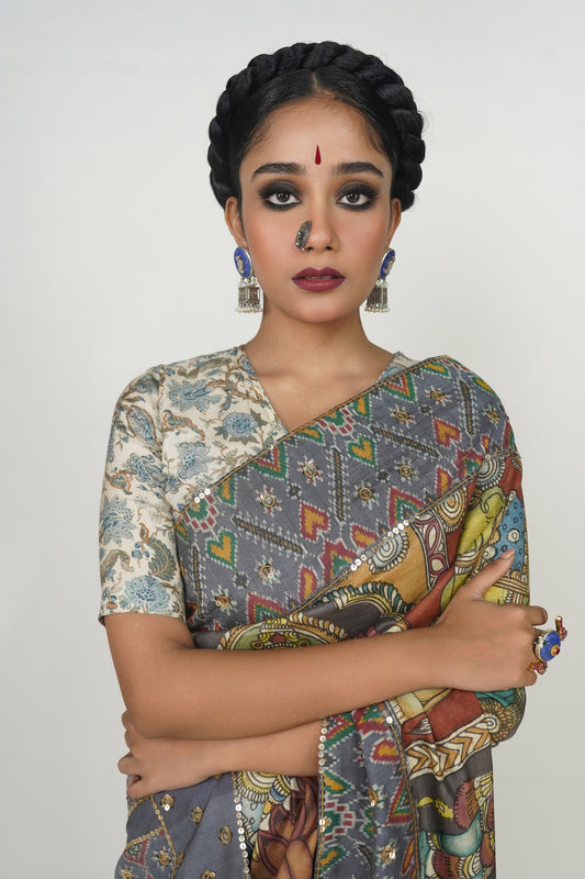 Silver earring, Ayush Kejriwal jewellery