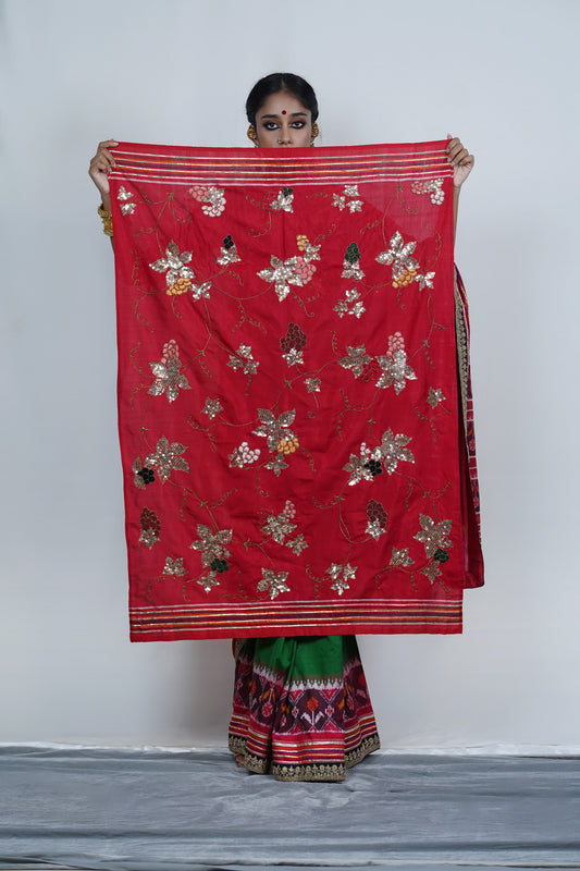 Designer patola silk saree