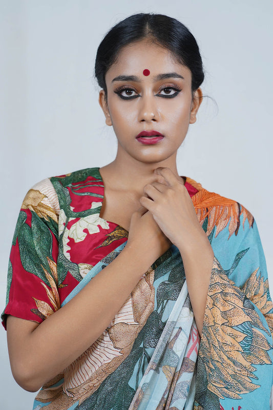 Designer silk saree