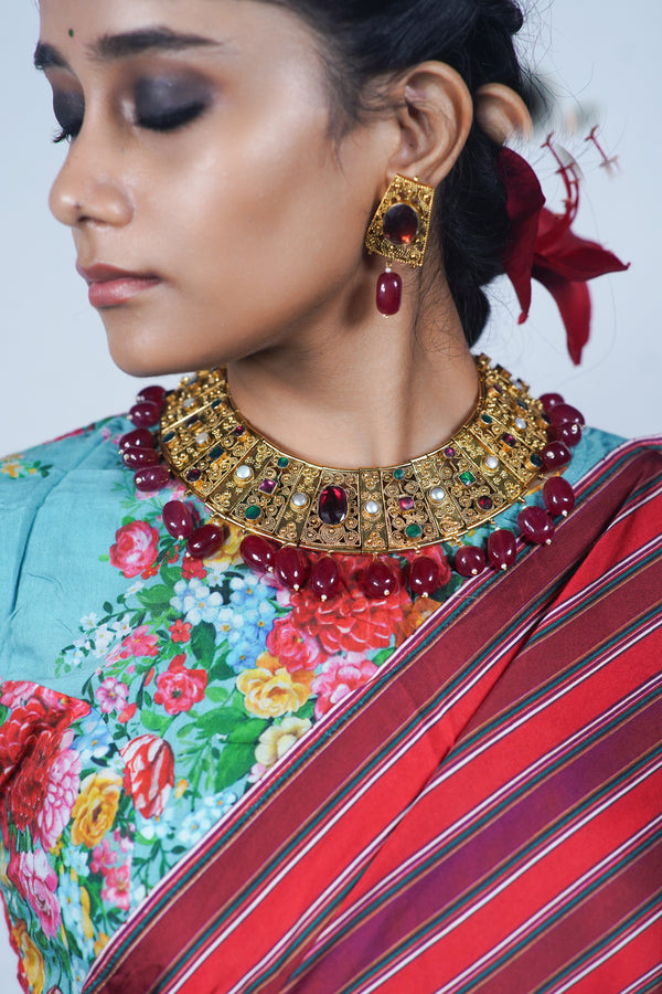 hand crafted Indian wedding jewellery set