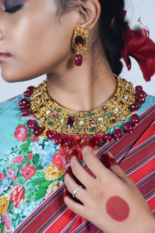 and crafted Indian wedding jewellery set