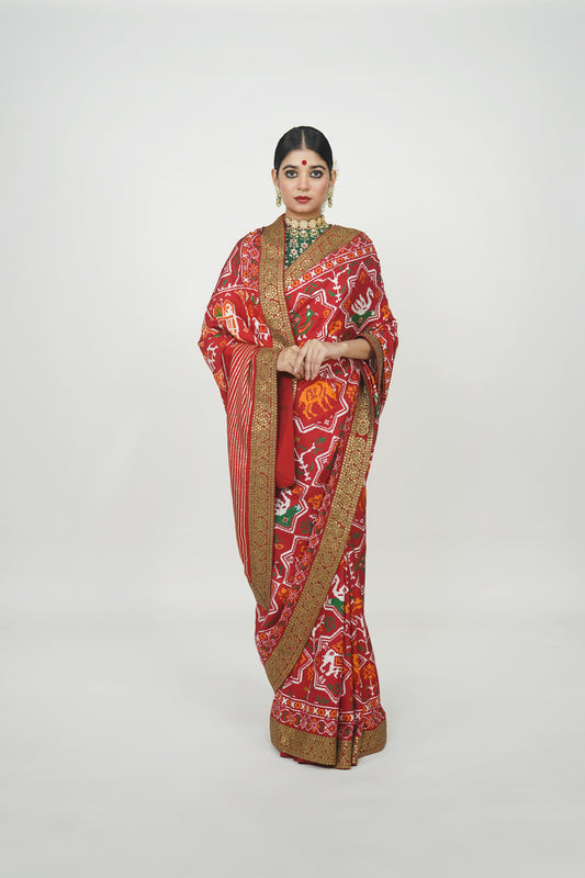 Real Patan Patola saree