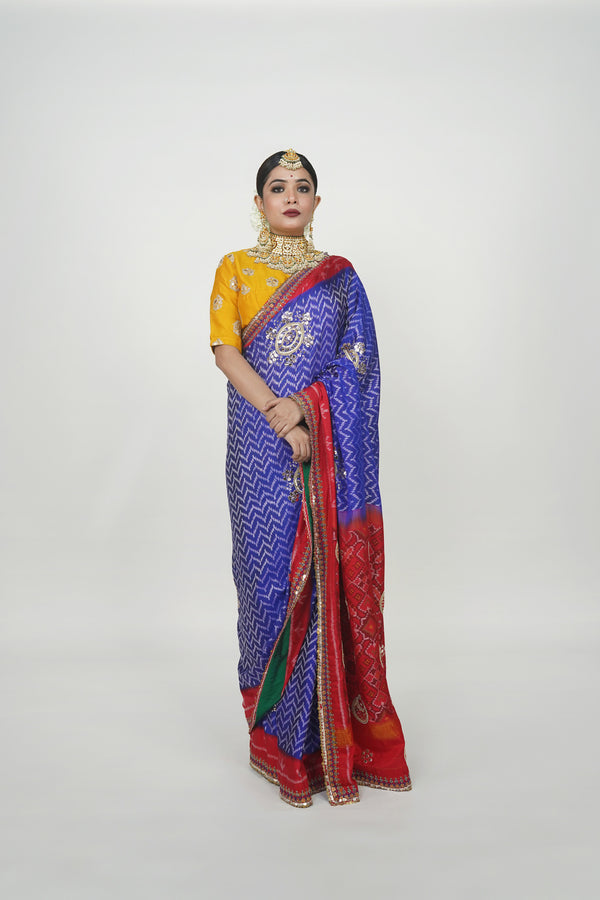 Designer Patola Silk Saree, Designer Ayush Kejriwal Saree