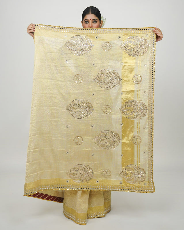 Handwoven designer Kanjeveeram silk saree