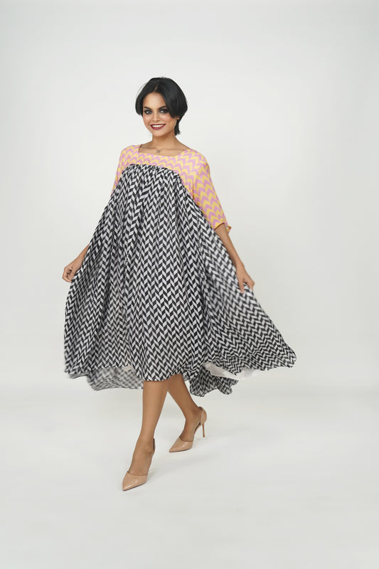 Printed summer dress