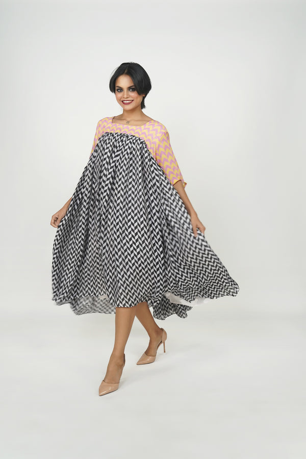 Printed summer dress