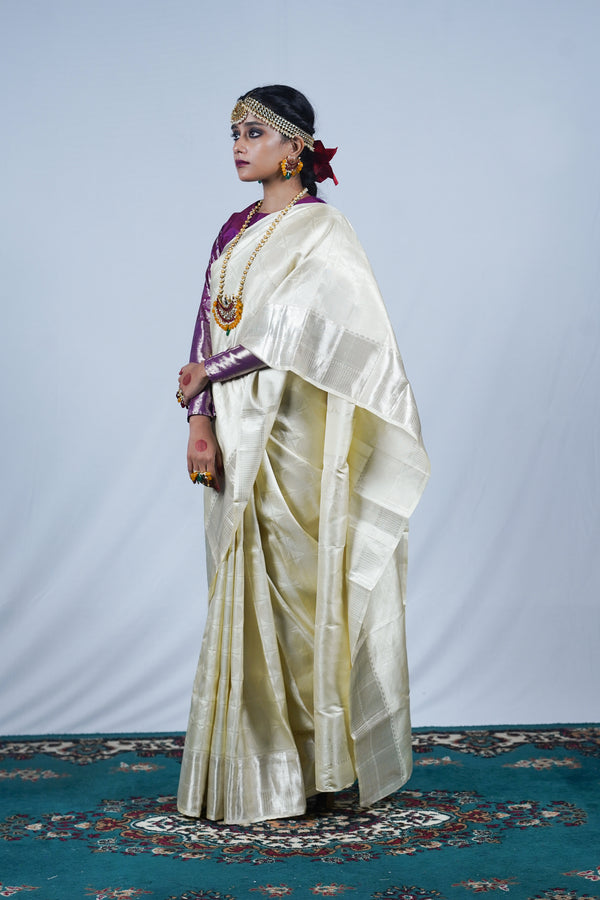 Handwoven Kanjiveeram silk saree