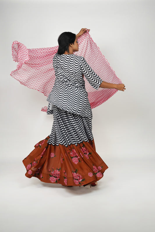 Silk Lehenga set