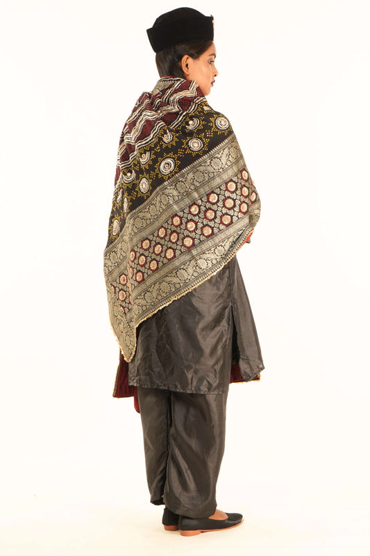 Indian Ethnic wedding wear dupatta , Bandhani dupatta