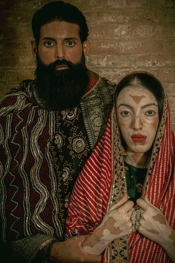 Bandhani Dupattas by Ayush Kejriwal