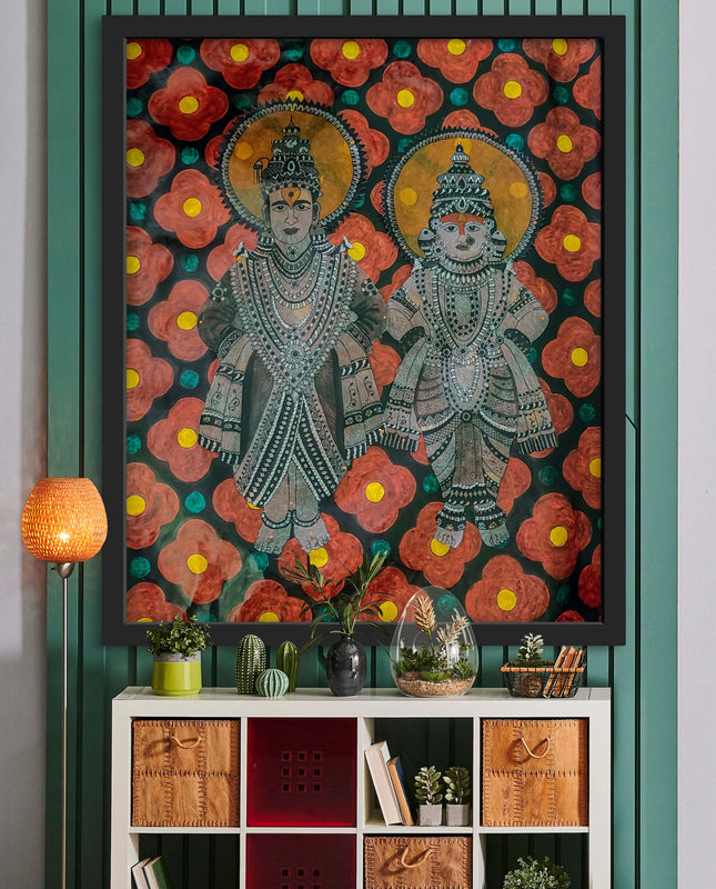 Handmade Thodu Bommalata Wall Art
