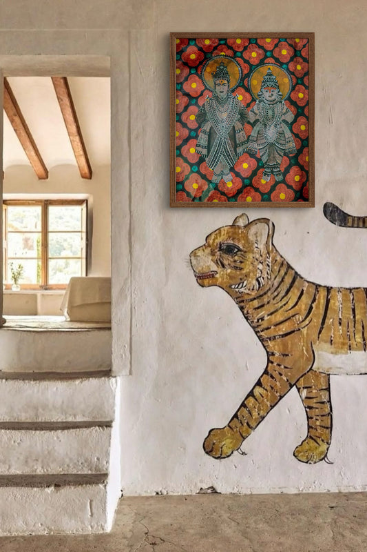 Handmade Thodu Bommalata Wall Art