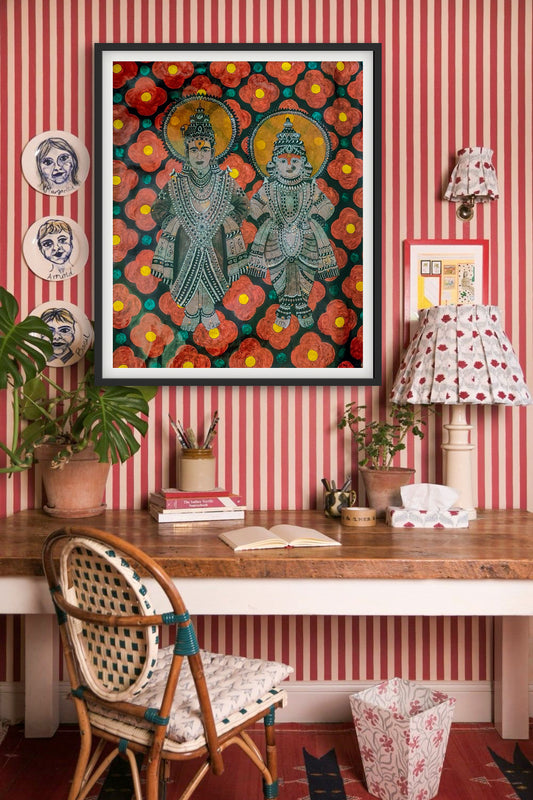 Handmade Thodu Bommalata Wall Art