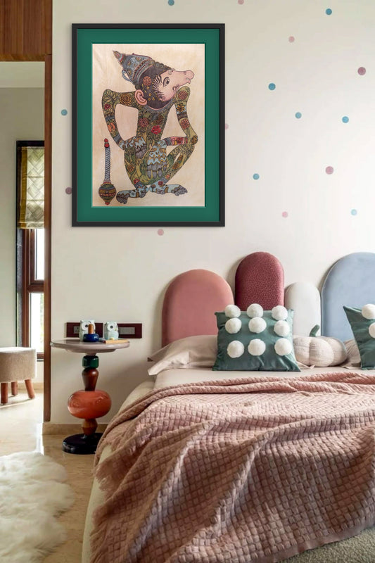 hand painted real pen kalamkari wall painting