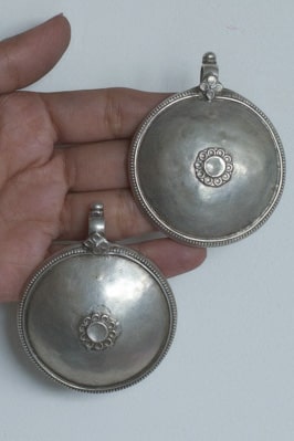 Silver earrings
