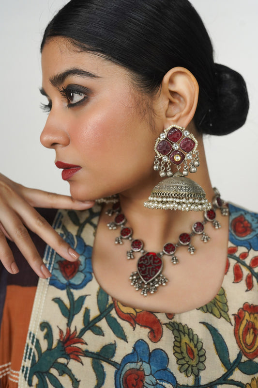 Indian ethnic silver jewellery