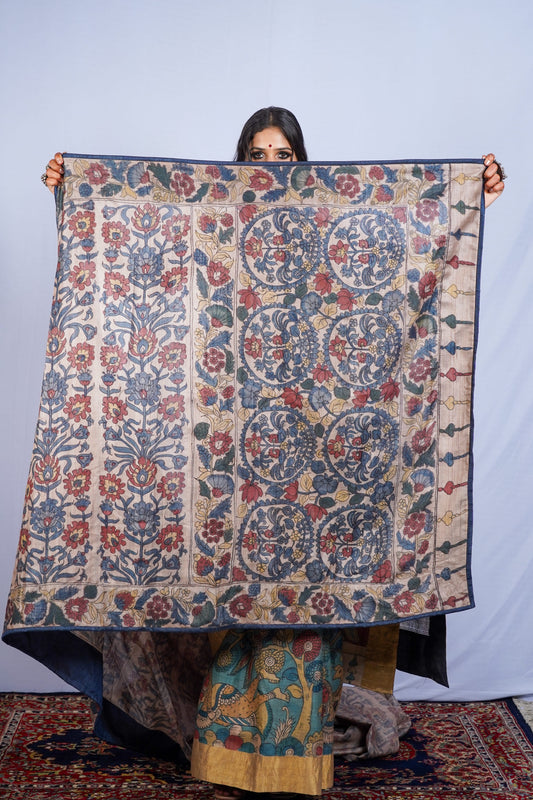 Zameer Handpainted Kalamkari Saree