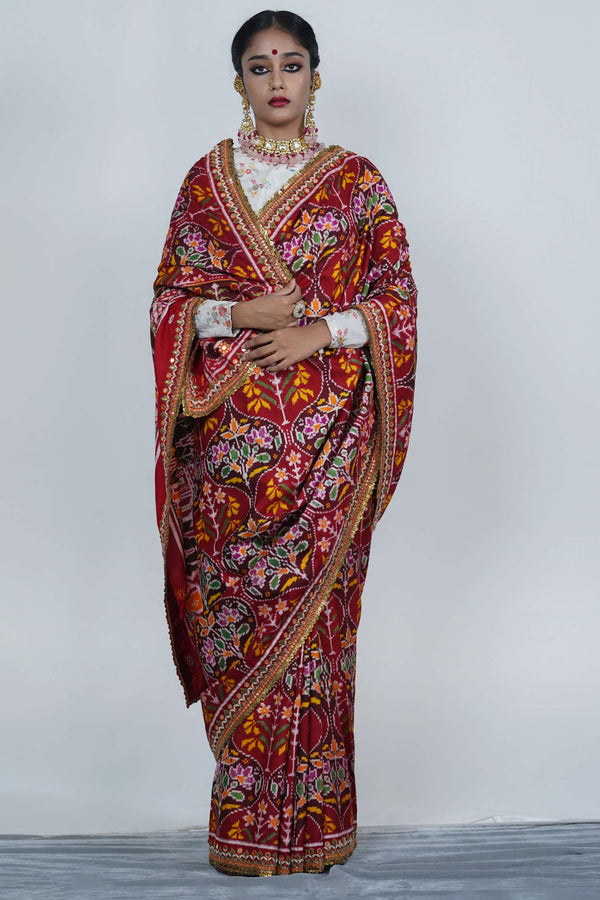 patan patola saree by Ayush Kejriwal 