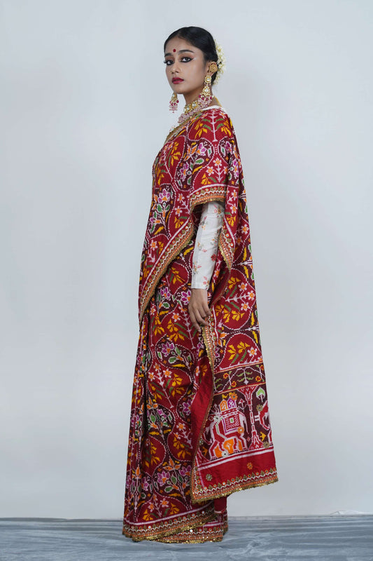 Real Patan Patola silk saree