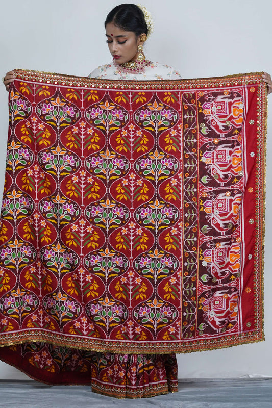 Patan patola silk saree