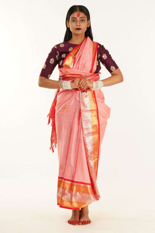 Weddingwear silk kanjiveeram saree