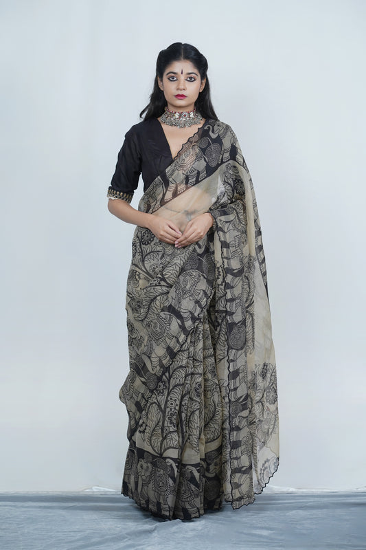 Kalamkari saree