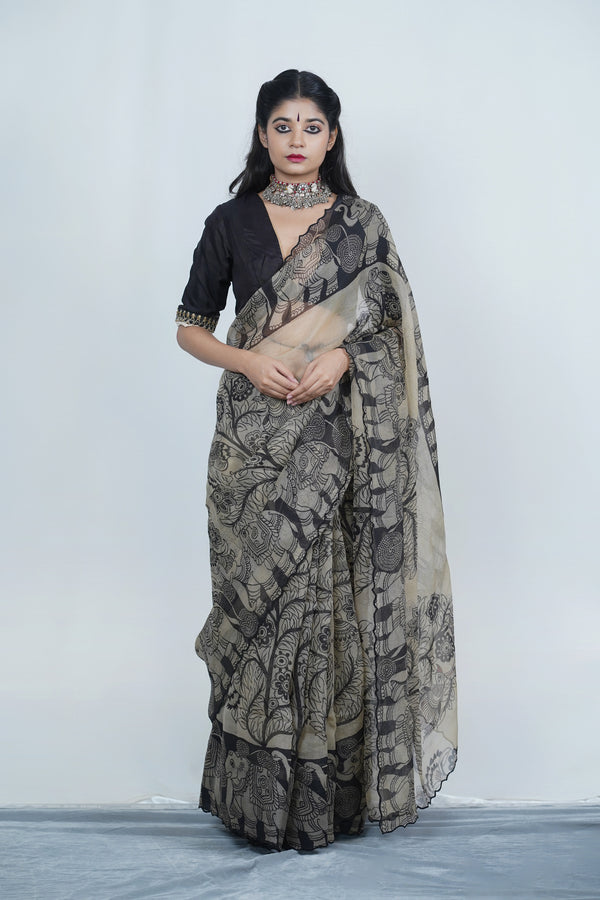 Kalamkari saree