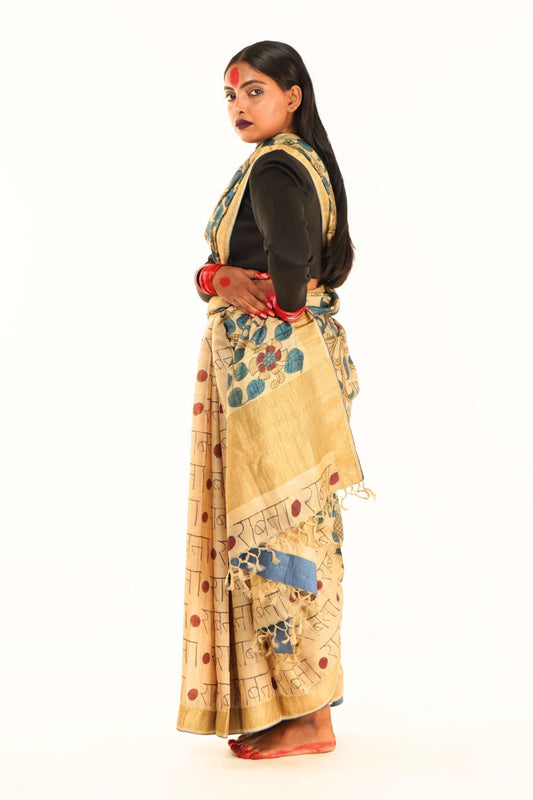 Real Kalamkari saree