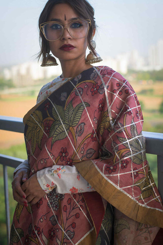 Designer Kalamkari sarees