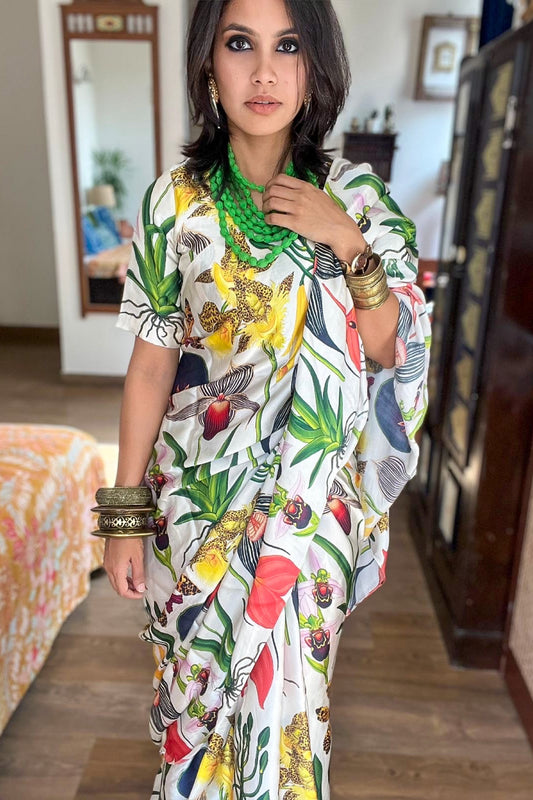 Designer Printed Saree