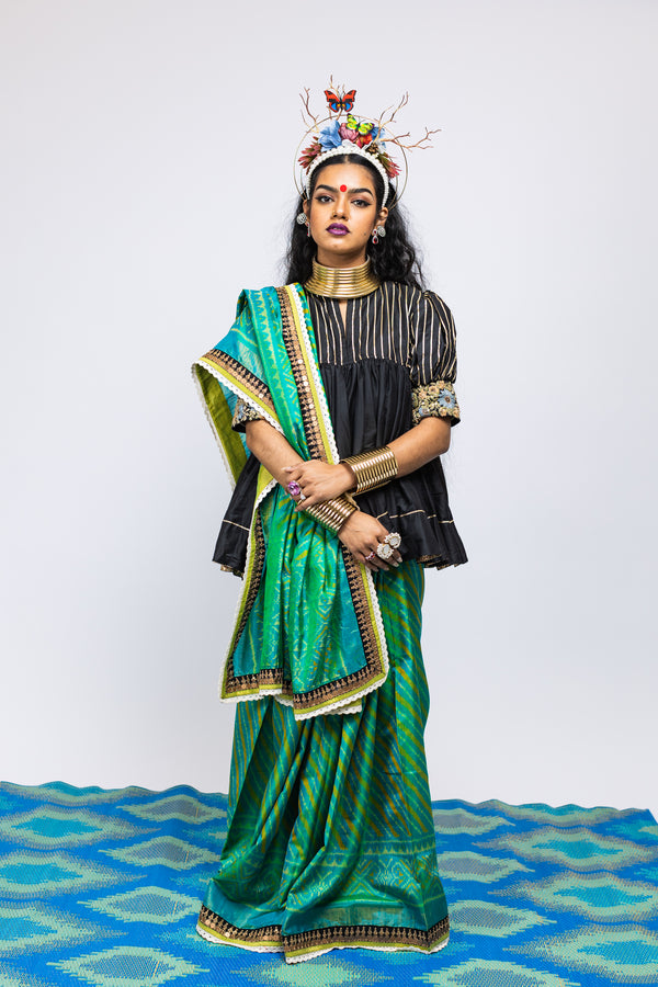 Patola silk saree by Ayush Kejriwal